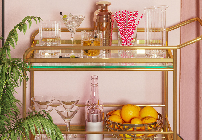How to: Style your Bar Carts 
